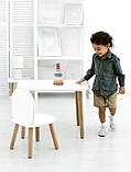 Деревянный детский столик со стульчиком Набор мебели письменный стол и стул в детсую комнату для детей, фото 5