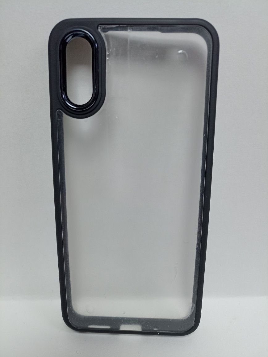 Чехол Xiaomi Redmi 9A силиконовый прозрачный с цветным ободком - фото 3 - id-p222821699