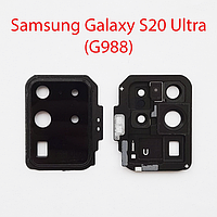 Стекло камеры в сборе для Samsung Galaxy S20 Ultra 5G SM-G988B черный