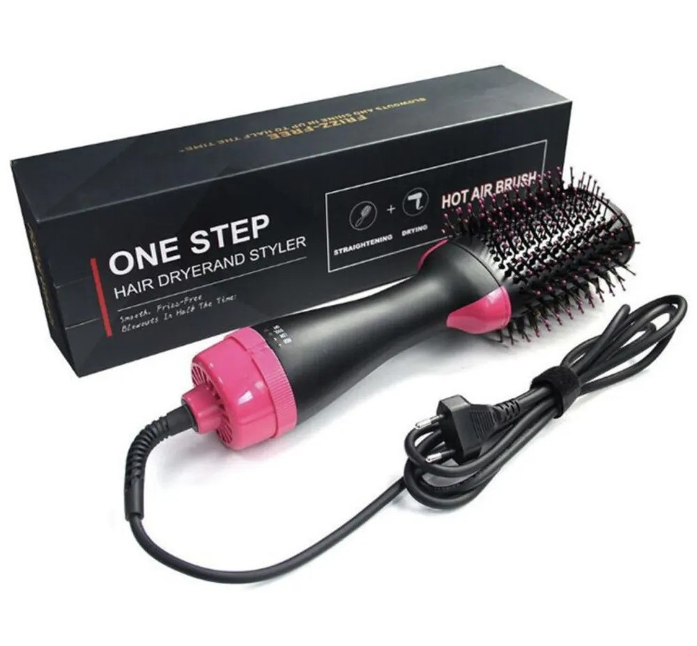 Фен-расческа для быстрой сушки ONE STEP / Стайлер для волос - фото 1 - id-p222830735