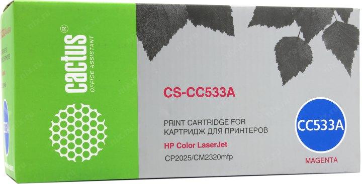 Картридж Cactus CS-CC533A Magenta для HP LJ CP2025/CM2320mfp - фото 1 - id-p222831036
