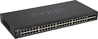 Коммутатор ZYXEL GS1920-48V2-EU0101F Управляемый коммутатор (44UTP 1000Mbps + 4Combo 1000BASE-T/SFP + 2SFP)