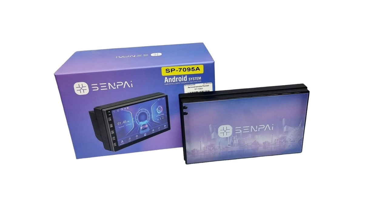 Aвтомагнитола SENPAi SP-7095A 7 дюйм Android 1/32GB сенсорный экран Bluetooth - фото 1 - id-p222831459