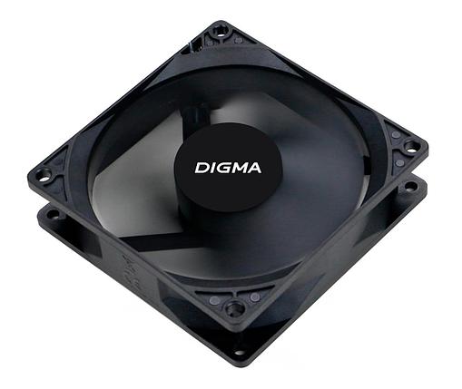Вентилятор Digma DFAN-90 90x90x25mm 3-pin 4-pin (Molex)23dB 82gr Ret, фото 2
