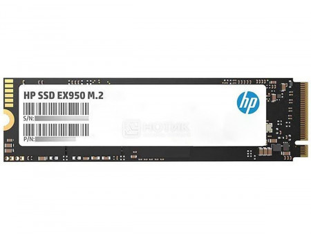 Внутренний SSD-накопитель HP EX950 2TB M2 2280, PCIe Gen3 x4, NVMe, 3D NAND, 1400 TBW, Черный 5MS24AA - фото 1 - id-p222438295