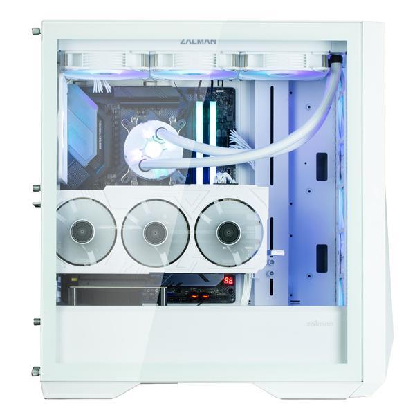 Корпус ZALMAN Z9 Iceberg MS, EATX, WHITE, WINDOW, 4x3.5", 5x2.5", 2xUSB2.0, 2xUSB3.0, 1xUSB 3.1 Gen2 Type-C, - фото 1 - id-p222831142