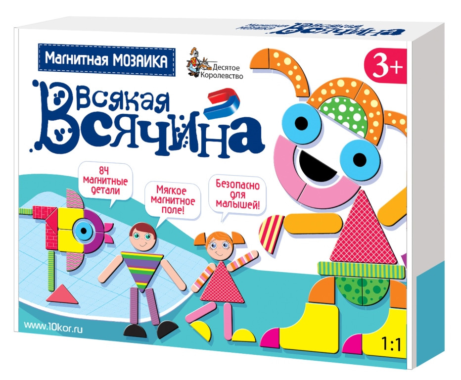 Магнитная мозаика 01761«Всякая всячина» 84 элемента - фото 1 - id-p222831689