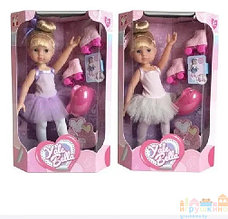Детская кукла на роликах пупс с аксессуарами и одеждой, игрушки куклы для девочек R206B