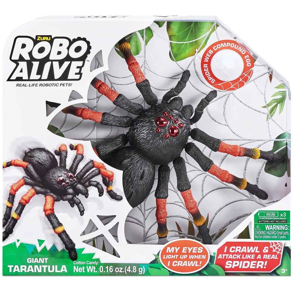 Интерактивная игрушка ZURU Robo Alive Тарантул 7170Z - фото 1 - id-p222832010