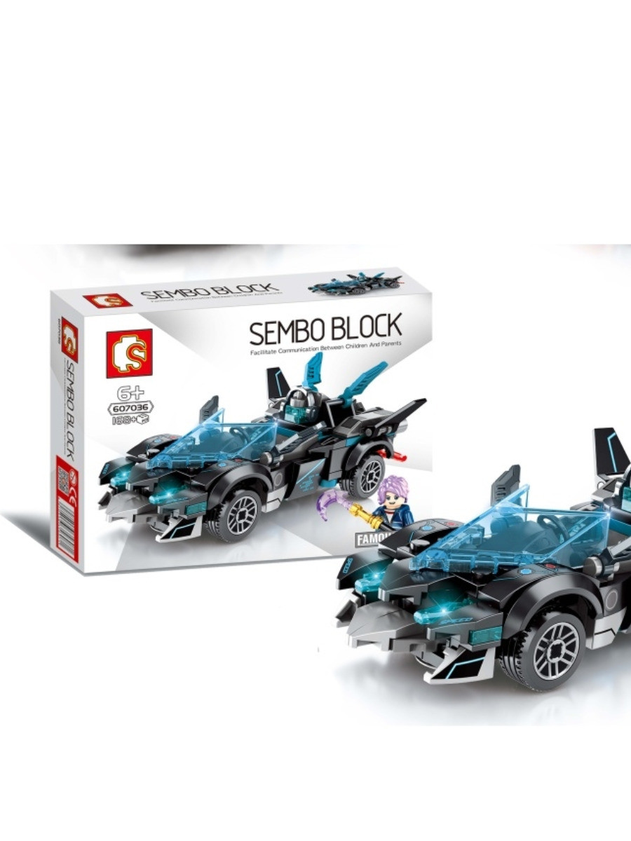 Конструктор Sembo Block Супер гоночный автомобиль 607036 - фото 1 - id-p222832283