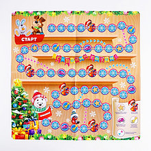 Настольная игра-бродилка «Новогоднее приключение игрушек», 10 карт 3483257