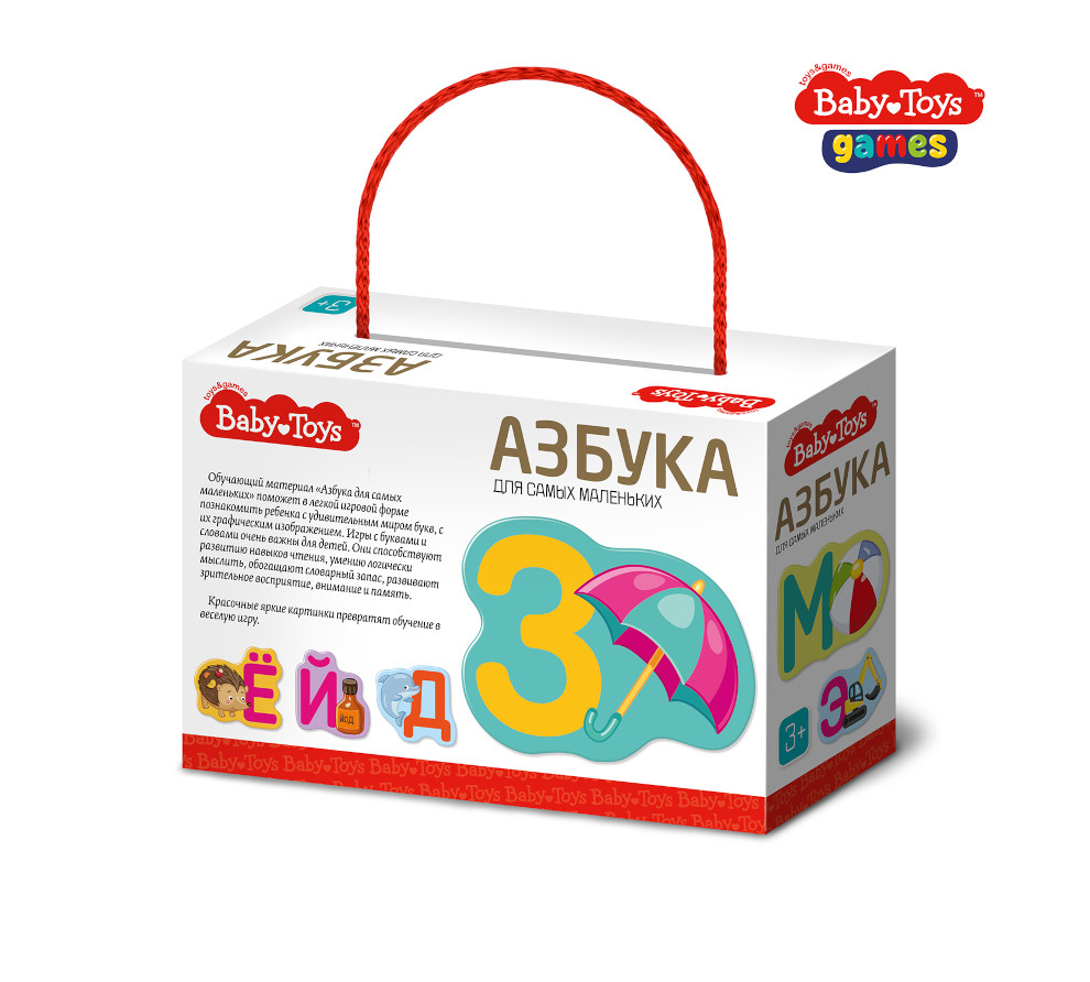Игра настольная "Азбука для самых маленьких" Baby Toys арт.04270 - фото 1 - id-p222832363