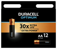 Батарейки AA Duracell Optimum LR6/MX1500 12BP