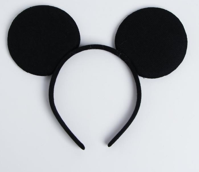 Карнавальный ободок «Чёрная мышь», с ушками - фото 1 - id-p222832547