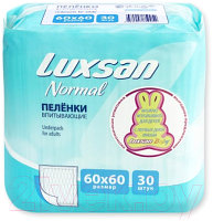 Набор пеленок одноразовых детских Luxsan Normal 60x60