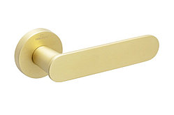 Ручки дверные CEBI OVA цвет PC35 (матовое золото полимер)