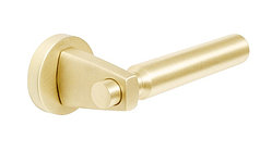 Ручки дверные CEBI HANA SMOOTH (гладкая) цвет PC35 матовое золото полимер