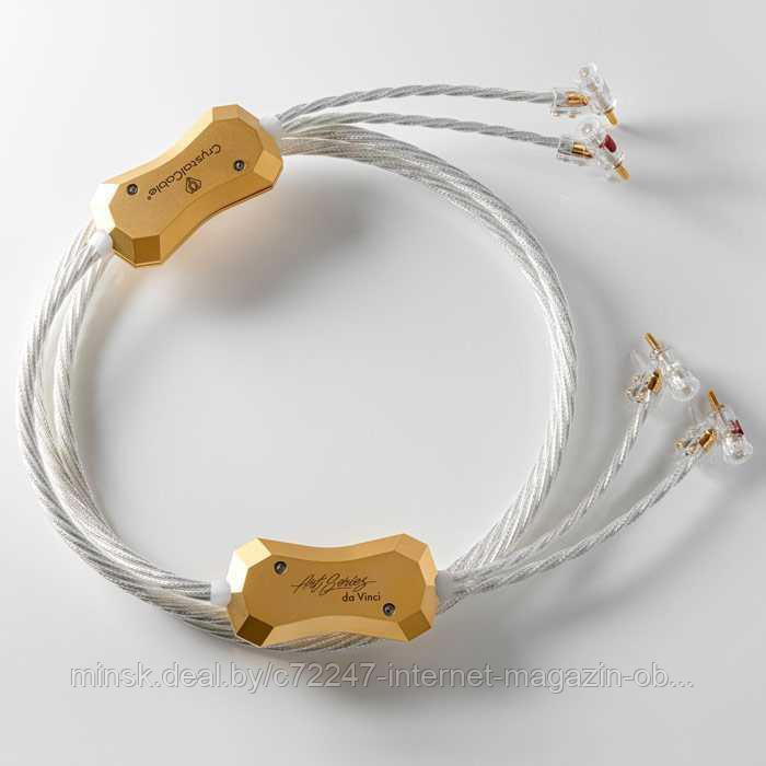 Кабель акустический Crystal Cable Da Vinci Speak / 2 х 2м - фото 1 - id-p222840615