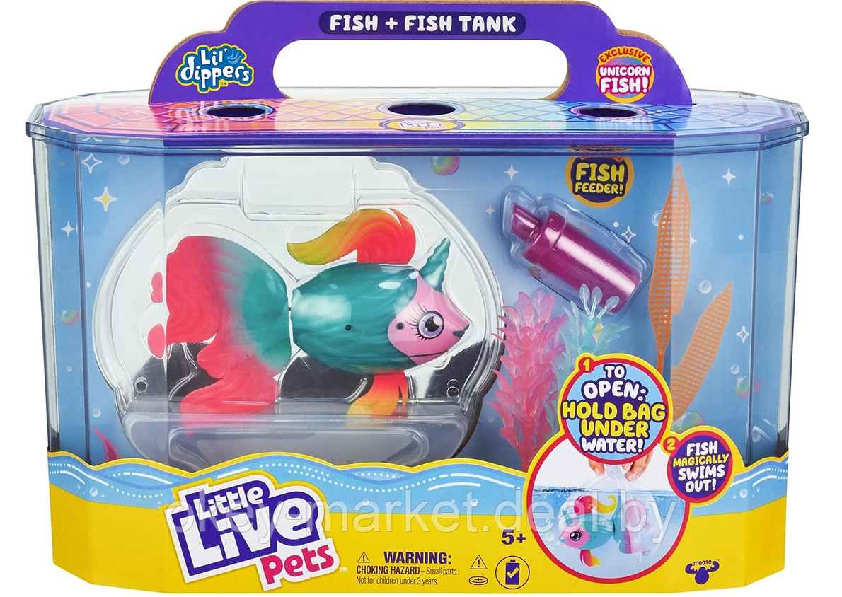 Интерактивная игрушка плавающие рыбки в аквариуме Little Live Pets 26408 - фото 2 - id-p139992950