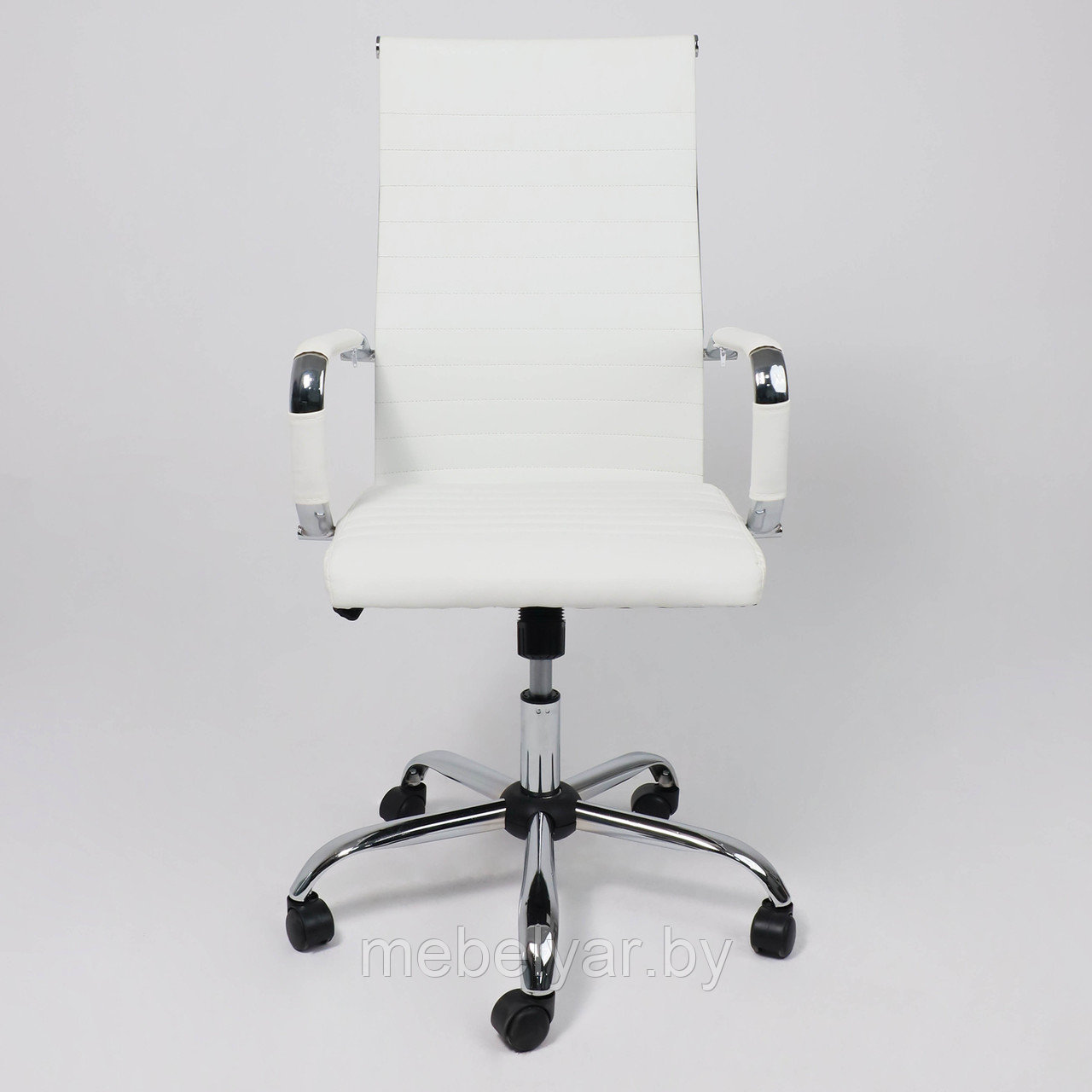Кресло поворотное ELEGANCE, LIGHT, ECO, белый AksHome - фото 3 - id-p222840893
