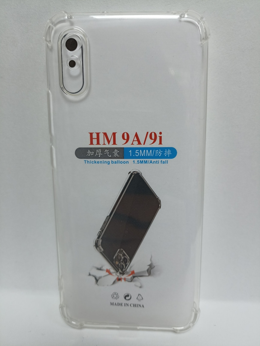 Чехол Xiaomi Redmi Redmi 9A силикон прозрачный с усиленными углами - фото 1 - id-p222840925