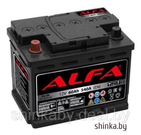 Автомобильный аккумулятор ALFA Hybrid 60 L (60 А·ч) - фото 1 - id-p222840953