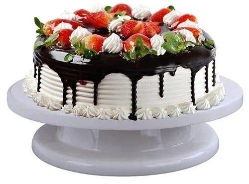 Подставка, тортница для торта вращающаяся Sweet Cake, диаметр 28 см - фото 1 - id-p166710929