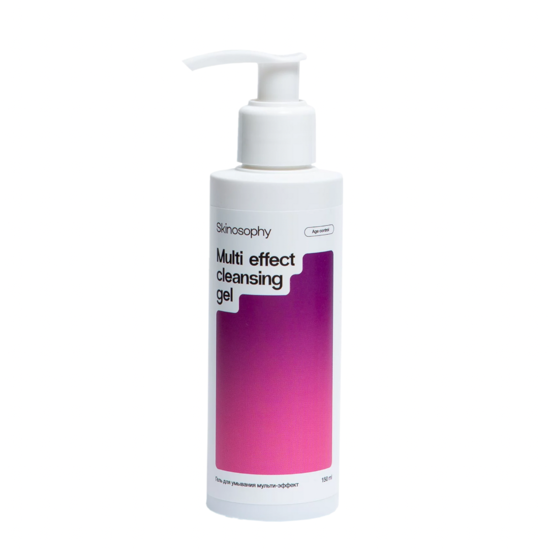 Гель для умывания с кислотами Skinosophy Multi Effect Cleansing Gel - фото 1 - id-p222842104