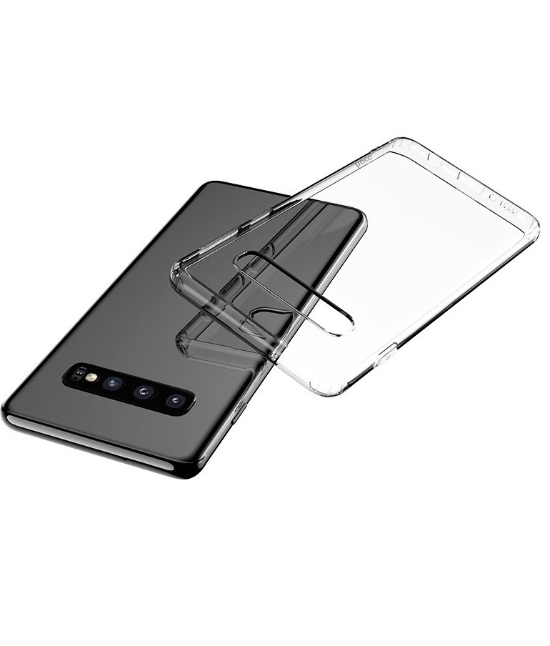 Чехол-накладка для Samsung Galaxy S10 (силикон) SM-G973 прозрачный - фото 3 - id-p92962642