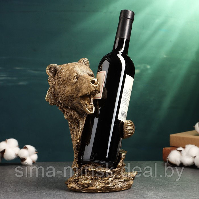 Подставка под бутылку "Медведь" 26х16х14см - фото 1 - id-p222843355