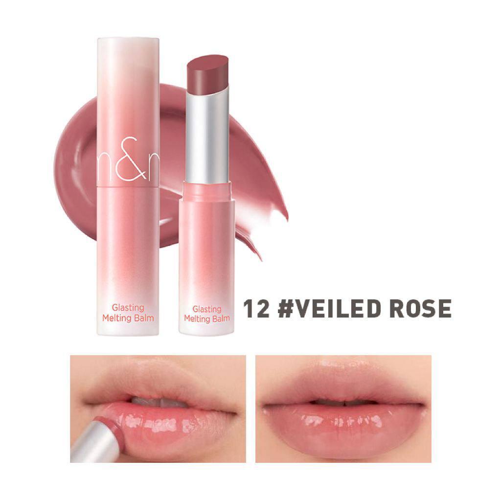 Тающий оттеночный бальзам для губ ROM&ND Glasting Melting Balm 12 Veiled Rose - фото 2 - id-p222847502