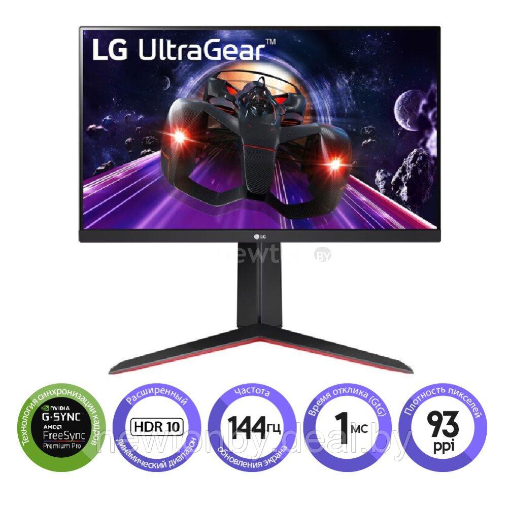 Игровой монитор LG UltraGear 24GN65R-B - фото 1 - id-p211292142