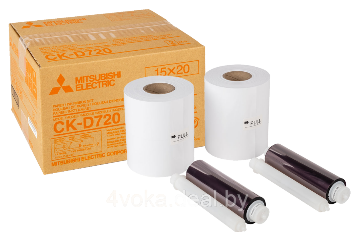 CK-D720  Комплект расходных материалов для сублимационных фотопринтеров Mitsubishi Electric