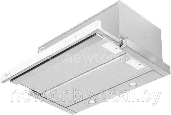 Вытяжка кухонная Akpo Light Touch Glass Twin II 60 WK-7 (белое стекло/нержавеющая сталь) - фото 1 - id-p213234847