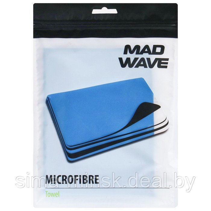 Полотенце из микрофибры Microfibre Towel, 40 x 80 см, цвет голубой - фото 3 - id-p222847697