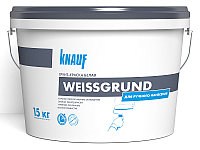 Высокоукрывистая фактурная грунт-краска Knauf Weissgrund, 15 кг