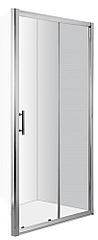Двери для ниши раздвижные Deante Cynia, стекло прозрачное, 140×200см
