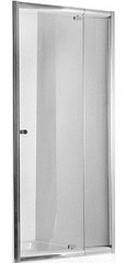 Двери для ниши распашные Deante Zoom, стекло прозрачное, 78-90 х185см
