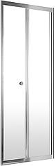 Двери для ниши складные Deante Flex, стекло прозрачное, 80х185см