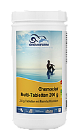 Химия для бассейна. Chemoform Всё в одном мульти-таблетки 200г., 1 кг.