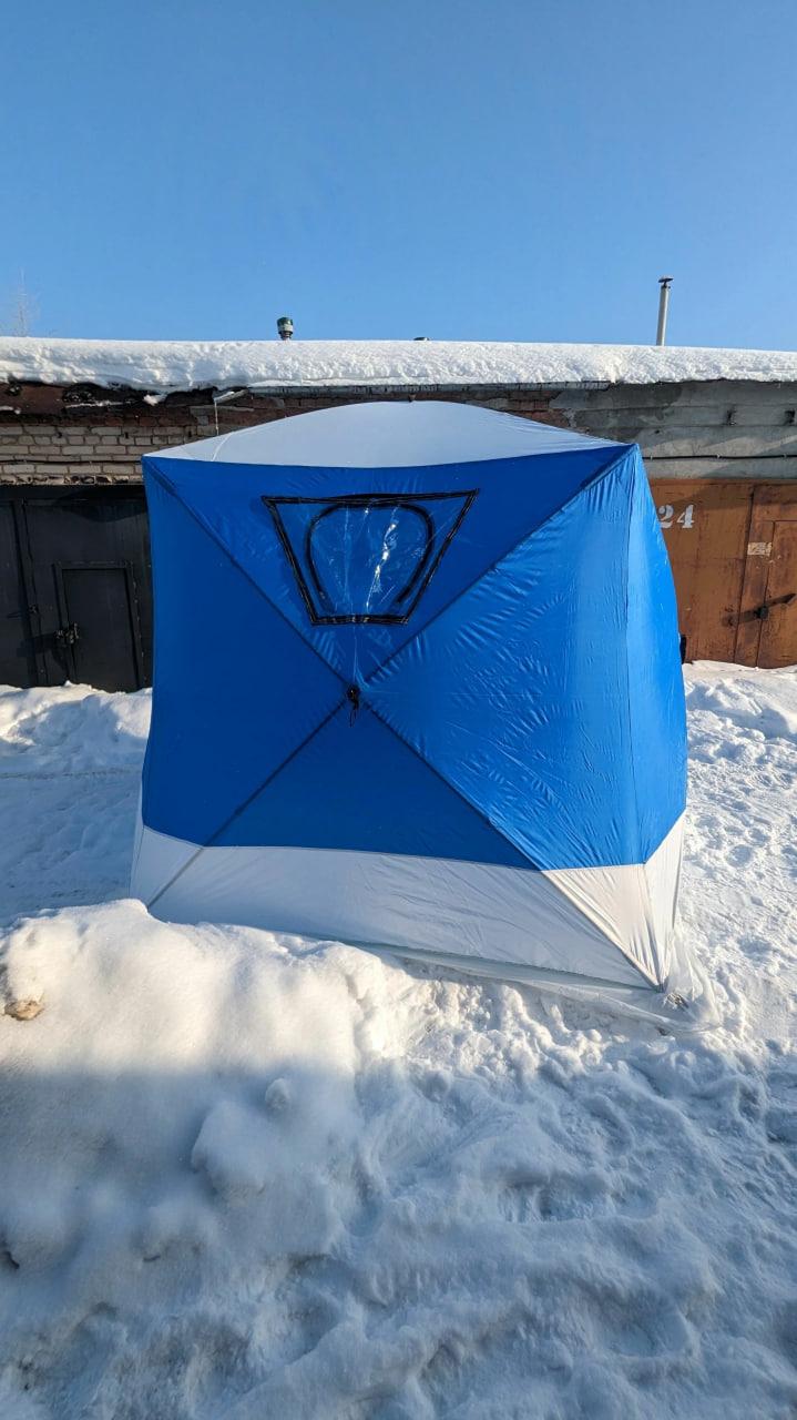 Зимняя палатка Куб Traveltop-2102а - фото 2 - id-p192824003