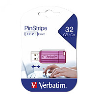 USB Flash Pin Stripe Verbatim, черный