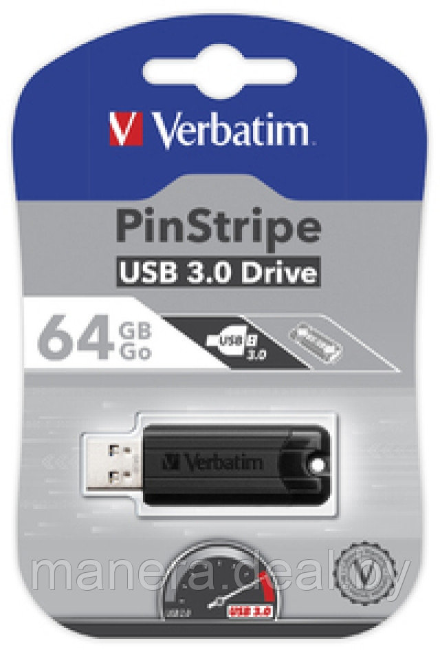 USB Flash "PinStripe Store 'n' Go" USB 3.2, 64ГБ