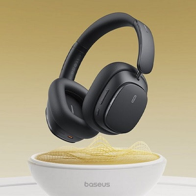 Наушники Baseus Bowie H1 Pro Noise-Cancellation Wireless Headphones (A00050601113-00) черный - фото 4 - id-p222848056