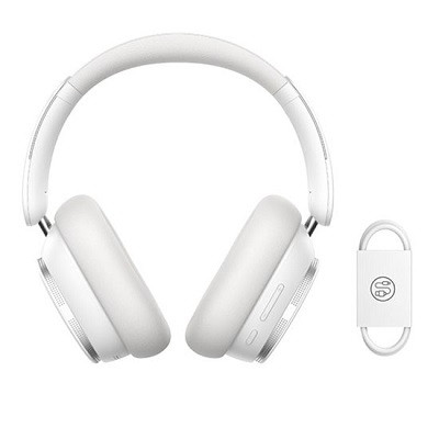 Наушники Baseus Bowie H1 Pro Noise-Cancellation Wireless Headphones (A00050601213-00) белый - фото 3 - id-p222848057