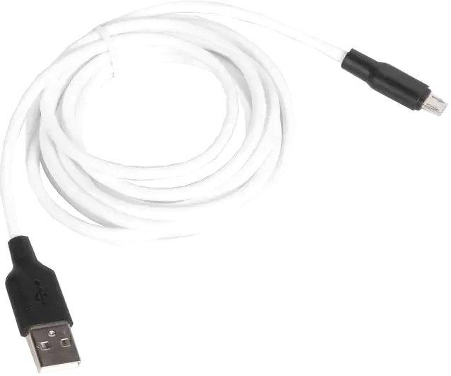 Кабель Hoco X21 Plus USB Type-A - microUSB (2 м, черный/белый) - фото 1 - id-p222848137