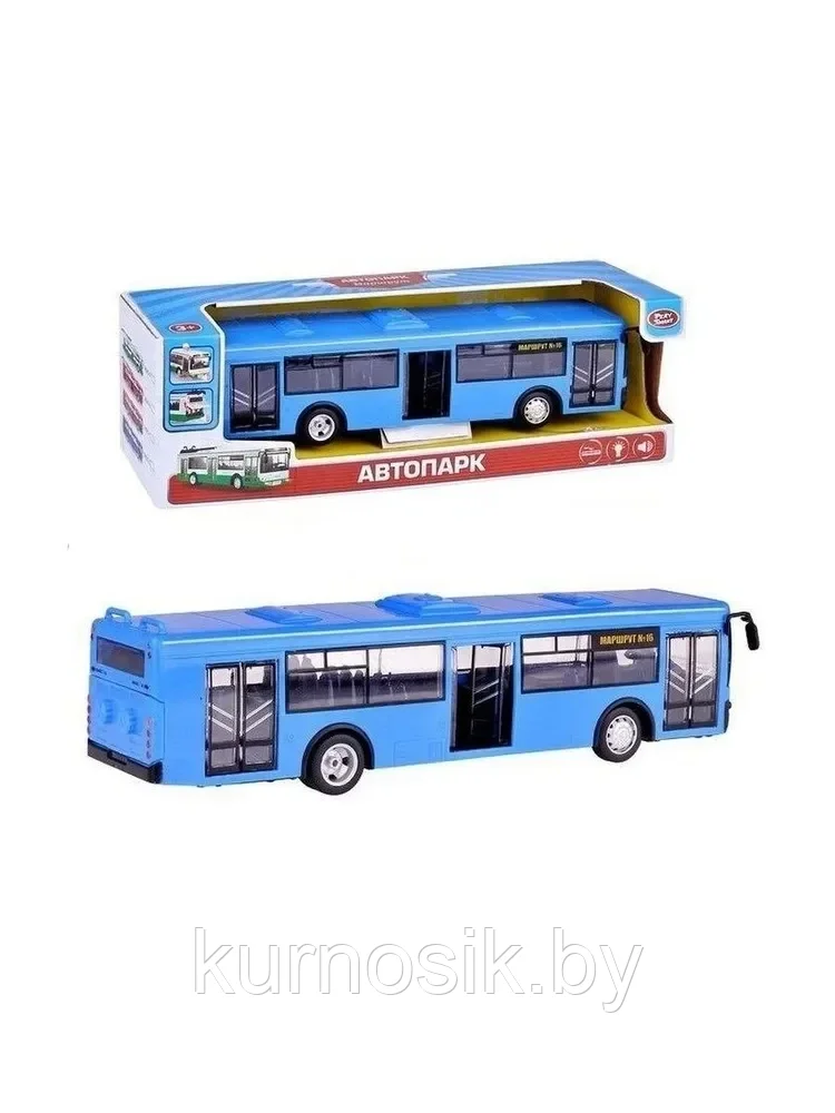 Инерционный троллейбус Play Smart, 9690-B - фото 3 - id-p222852538