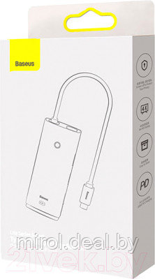 Док-станция для ноутбука Baseus Lite Series 5-Port Type-C HUB Docking Station / WKQX040001 - фото 3 - id-p222861710