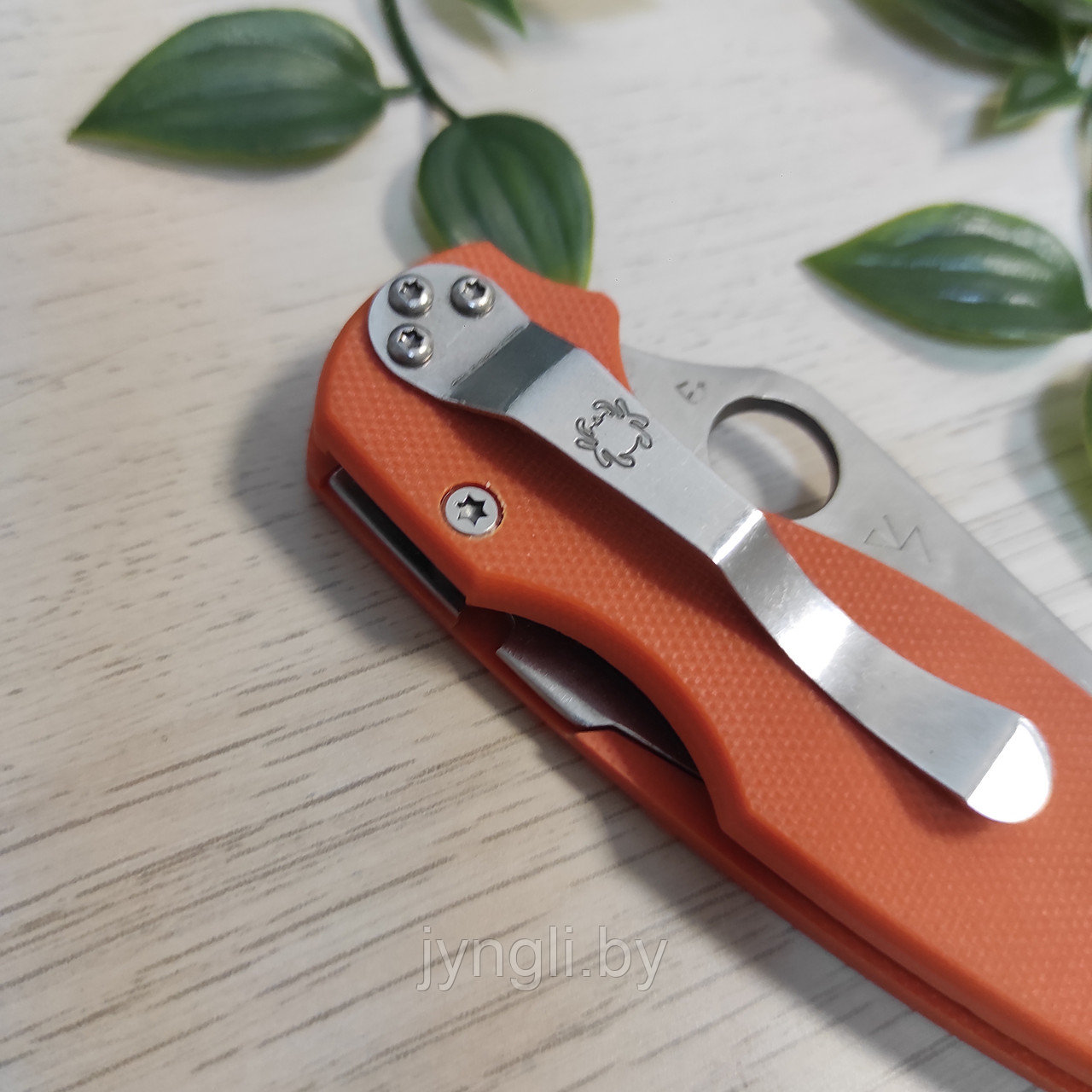 Складной нож Spyderco Military CPM S30V, оранжевый - фото 5 - id-p222372416