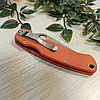 Складной нож Spyderco Military CPM S30V, оранжевый, фото 3